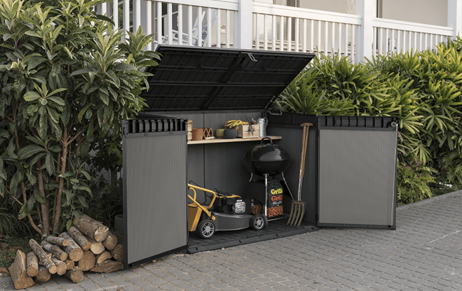 Keter Premier Jumbo Storage Shed - Grey