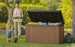 Keter Darwin 150 Gallon Deck Box - Brown