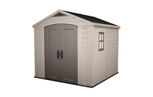 Keter Factor 8x8 Storage Shed - Brown