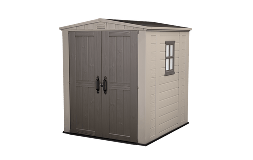 Keter Factor 6x6 Storage Shed - Brown