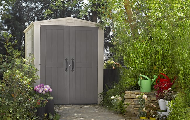 Keter Factor 6x6 Storage Shed - Brown