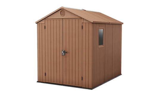 Keter Darwin 6x8 Storage Shed - Brown