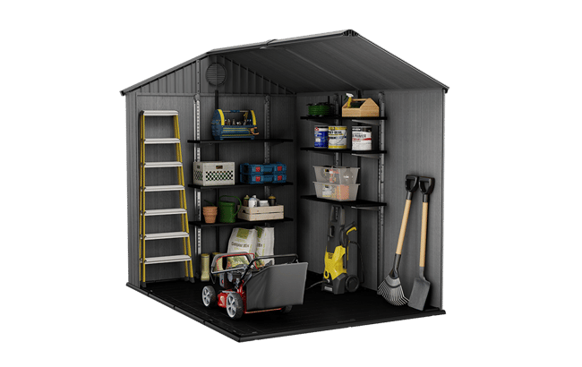 Keter Darwin Shed 6x8ft - Grey