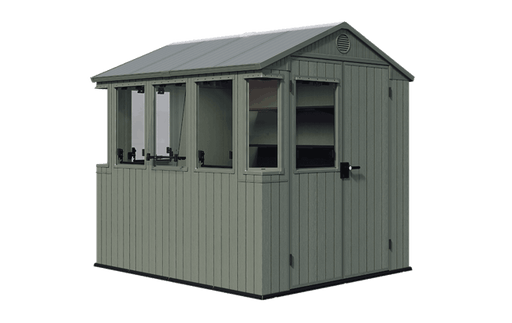 Keter Darwin Potting Shed 6x8ft - Green