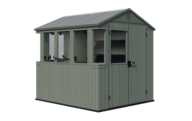 Keter Darwin Potting Shed 6x8ft - Green