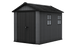Keter Newton Plus 7.5x9 Storage Shed - Graphite