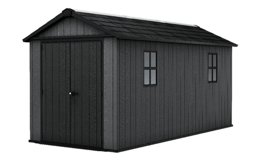 Keter Newton Plus 7.5x15 Storage Shed - Graphite