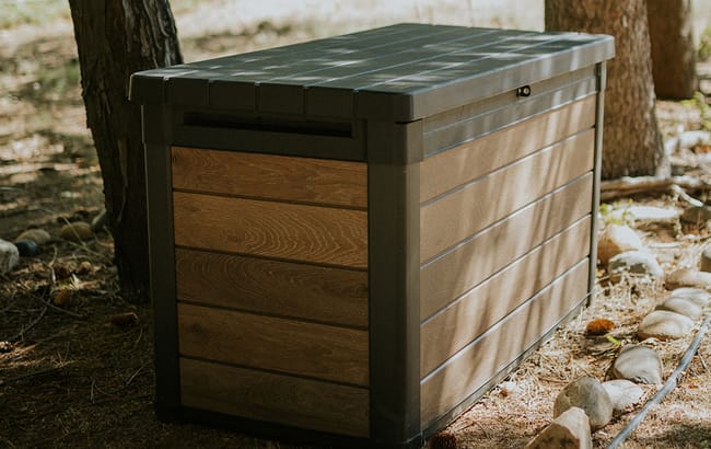 Keter Premier Tall Storage Shed - Grey