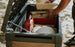 Keter Signature 100 Gallon Deck Box - Walnut Brown