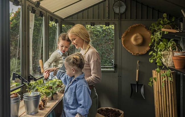Keter Darwin Potting Shed 6x8ft - Green