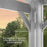 12x10 Hawthorne Traditional Steel Pergola With Sail Shade Soft Canopy