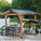 Granada Grill Gazebo with Outdoor Bar