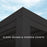 14x12 Trenton Modern Steel Pergola With Sail Shade Soft Canopy