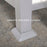 Ridgedale Modern Steel Corner Pergola with Conversational Seating