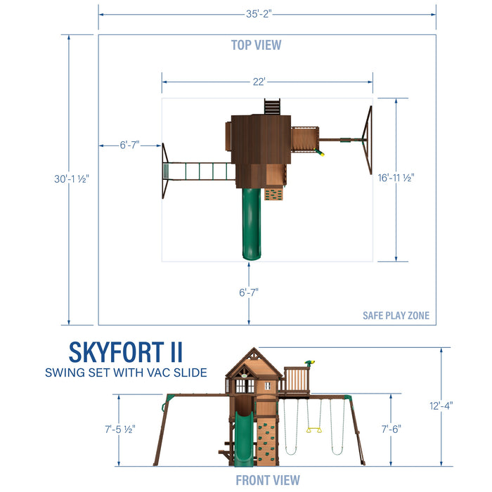 Skyfort II with Wave Slide