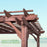 14x10 Somerville Pergola - Walnut Stain