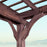 14x10 Somerville Pergola - Walnut Stain
