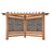 Verona Corner Pergola-Bamboo Panels