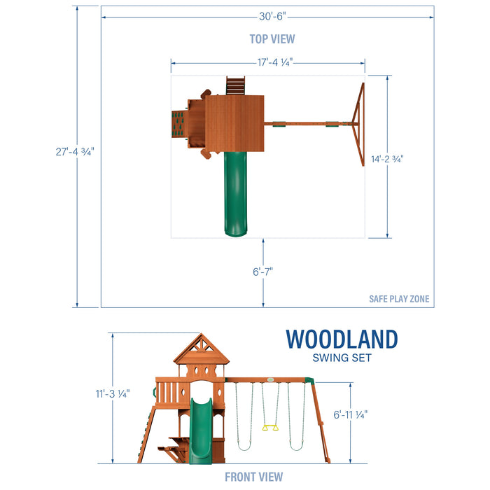 Woodland Swing Set