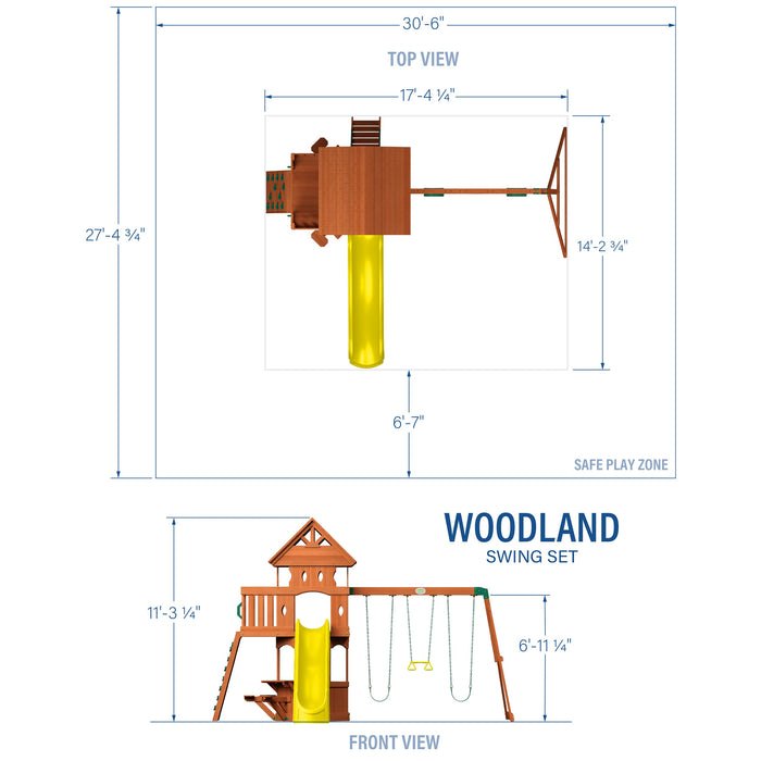 Woodland Swing Set