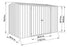 Premier 10 x 5 Foot Metal Storage Shed